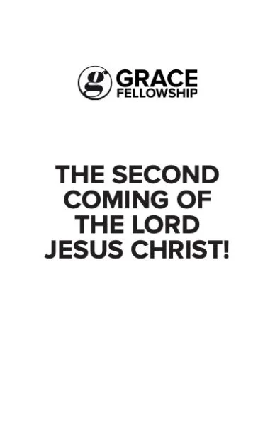 Book cover for The Second Coming of the Lord Jesus Christ